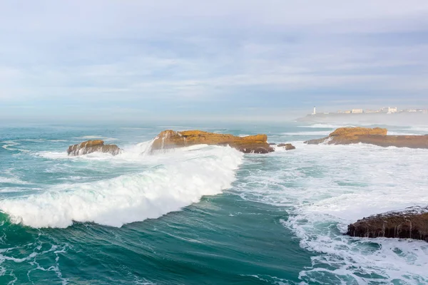 Golfo Biscaglia Biarritz Francia — Foto Stock