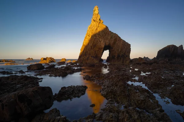 Stranden Campiecho Asturien Spanien — Stockfoto