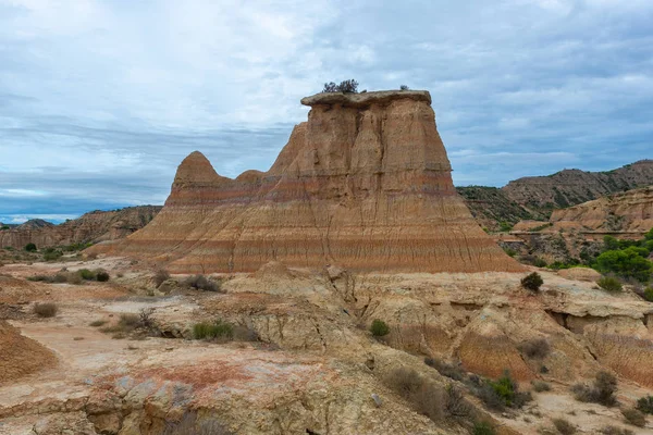Tozal ソリタリオ砂岩 Monegros ウエスカ スペインの砂漠します — ストック写真