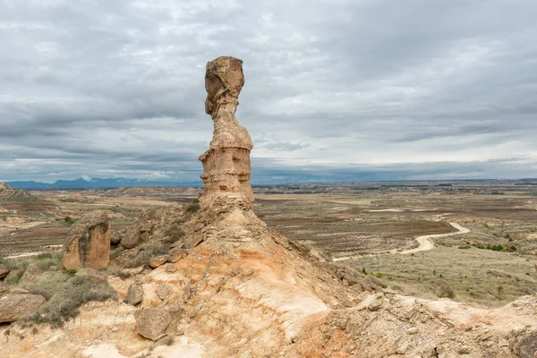 Tozal Cobeta Sandstone Monegros Desert Huesca Spain — Stockfoto