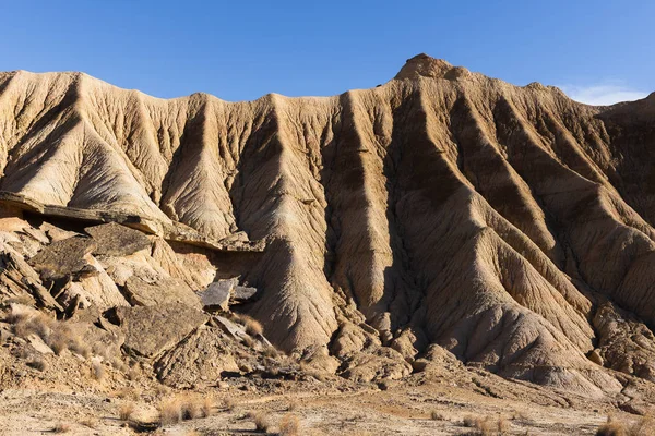 Bardenas Будівля Біосферний Заповідник Наварра Іспанія — стокове фото