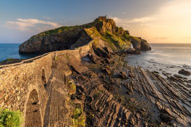 Gaztelugatxe sunrise, Bask Ülkesi, İspanya