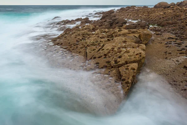 Paramoudras Beach Jaizkibel Bask Ülke Spanya — Stok fotoğraf