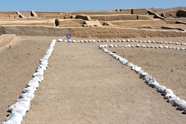 Adobe Pyramid Cahuachi Archeological Site Main Ceremonial Center Nazca Culture — Stock Photo, Image