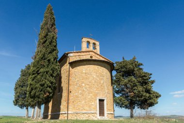 Madonna di Vitaleta Şapeli, Orcia Vadisi, İtalya
