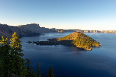 Crater Lake National Park in Oregon, USA clipart