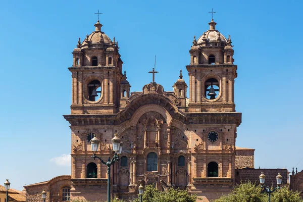 ペルー クスコのイエズス会教会 イエス協会教会 — ストック写真