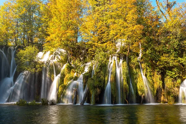 Plitvice Λίμνες Εθνικό Πάρκο Croatia — Φωτογραφία Αρχείου