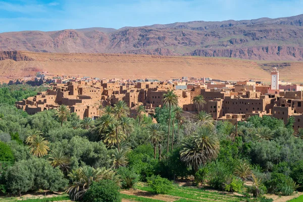 Ciudad Oasis Tinerhir Marruecos — Foto de Stock