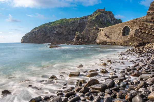 Gaztelugatxe Baskiska Lands Kusten Spanien — Stockfoto