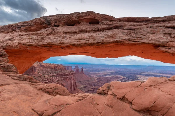 Αψίδα Μεσα Στο Sunrise Canyonlands Εθνικό Πάρκο Γιούτα Ηπα — Φωτογραφία Αρχείου