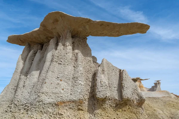 Formación Rocosa Wings Área Salvaje Bisti Zin Nuevo México — Foto de Stock
