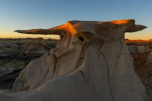 Wings Rock Formation Sunrise Bisti Zin Wilderness Area Nuovo Messico — Foto Stock