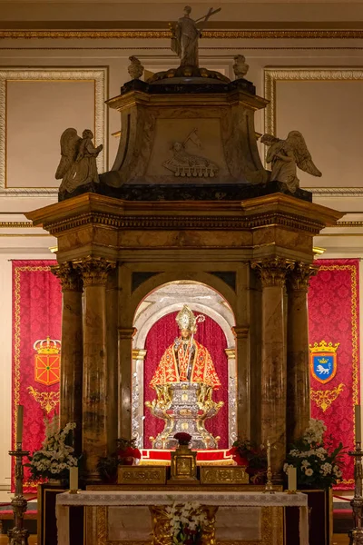 San Lorenzo Kilisesinde San Fermin Şapeli Pamplona Spanya — Stok fotoğraf