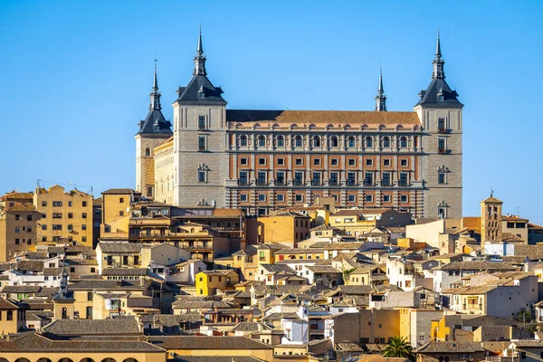 Alcazar Toledo Castilla Mancha Spanya — Stok fotoğraf