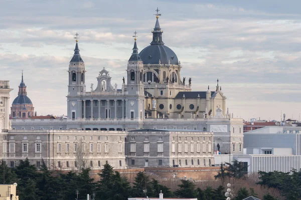 Catedral Almudena Madrid Espanha — Fotografia de Stock