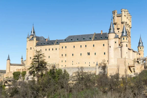 Alcazar Segovia Castilla Leon Spanya — Stok fotoğraf