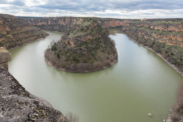 Duraton Canyon Természeti Park Segovia Tartomány Spanyolország — Stock Fotó