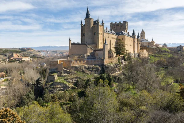 Alcazar Segóvia Castela Leão Espanha — Fotografia de Stock