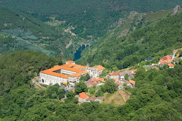 Μοναστήρι Του Σαν Εστεμπάν Ribas Sil Επαρχία Ορέιν Ισπανία — Φωτογραφία Αρχείου
