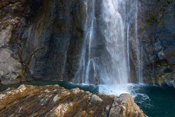 Cascata Sorrosal Broto Huesca Spagna — Foto Stock