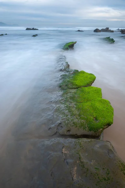 Barrika Plajı Vizcaya Spanya — Stok fotoğraf