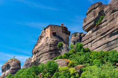 Agios Nikolaos Anapafsas Manastırı Yunanistan'da Meteora manastırları kompleksi