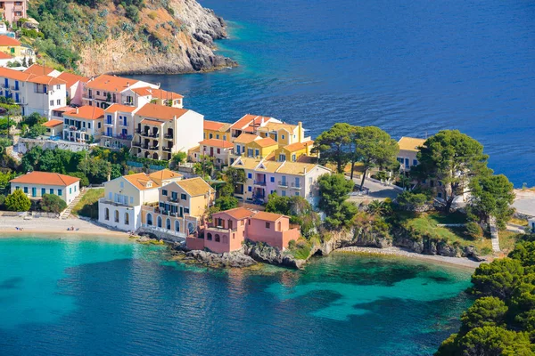 Assos Village Kefalonia Island Greece — Stock Photo, Image