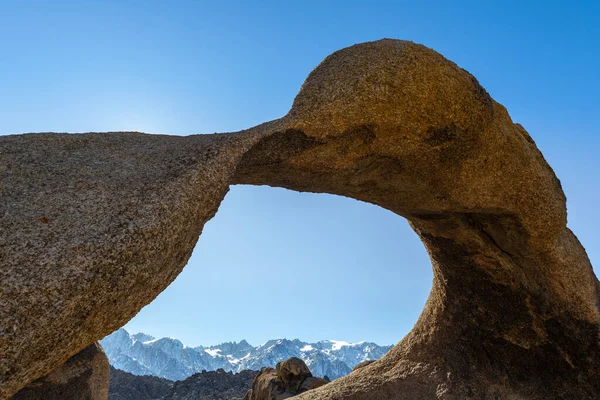 Mobius Natural Arch Στο Alabama Hills Καλιφόρνια Ηπα — Φωτογραφία Αρχείου