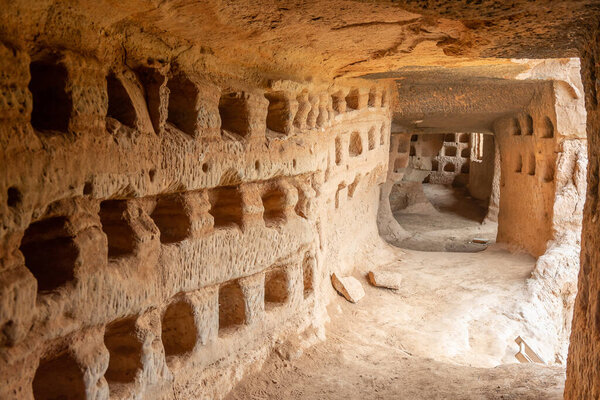 Palomares Caves of Nalda, La Rioja, Spain