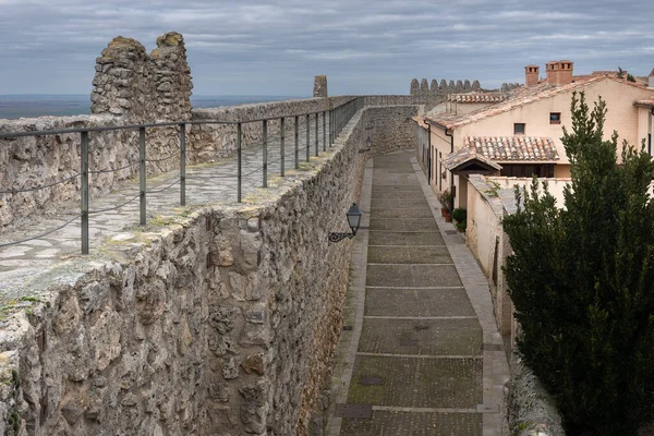 Uruea Ummauertes Dorf Der Provinz Valladolid Spanien — Stockfoto