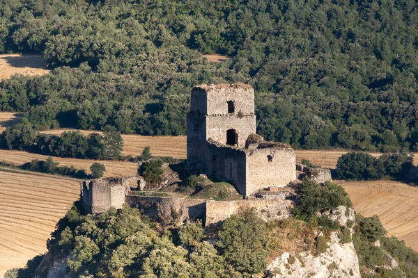 Castle Ocio Ruins Medieval Castle Kingdom Navarre Inglares Valley Alava — Stock Photo, Image