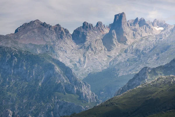 Naranjo Bulnes Conocido Como Picu Urriellu Desde Mirador Pedro Udaondo — Foto de Stock