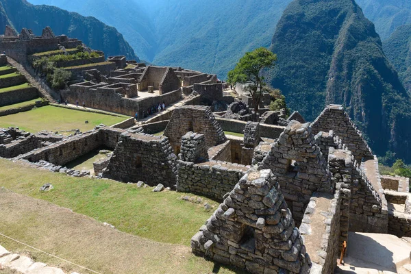 Machu Picchu Nun Ana Meydanı Peru — Stok fotoğraf