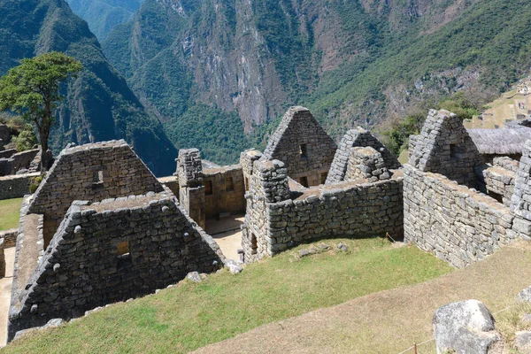 Machu Picchu Nun Ana Meydanı Peru — Stok fotoğraf