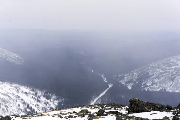 협곡은 산맥에서 절벽에서 — 스톡 사진