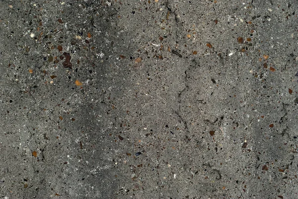 灰色粗糙的混凝土墙与集料的有色石头 — 图库照片