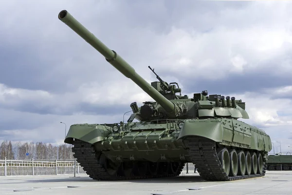 Verkhnyaya Pyshma Rusia Marzo 2018 Tanque Batalla Principal Soviético 80Ud — Foto de Stock