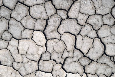 arka plan - kurumuş tuzlu toprak, Kuru kil kırık