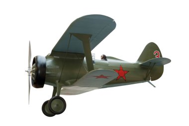 Model pistonlu çift kanatlı avcı uçağı, 30'lu izole