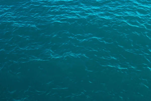 Επιφάνεια Ύδατος Στη Θάλασσα Υφή Μπλε Φόντο — Φωτογραφία Αρχείου