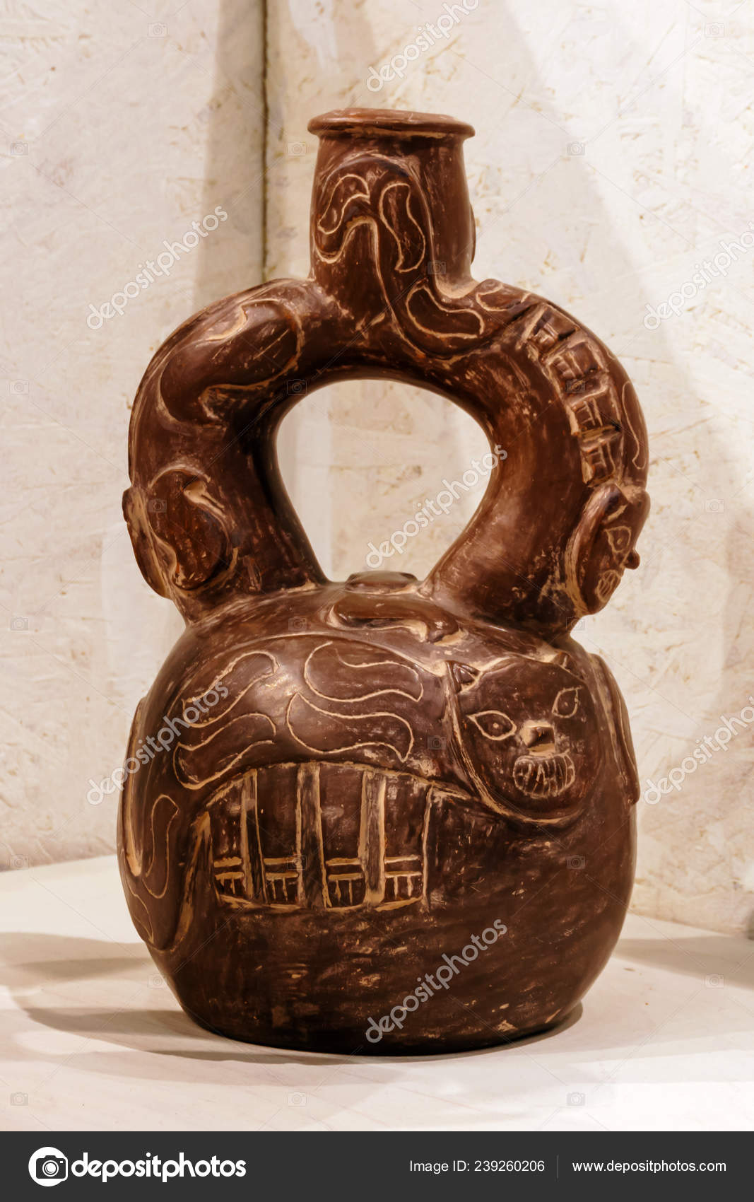 Yekaterinburg Russia January 2019 Golden Disc Ancient Aztec