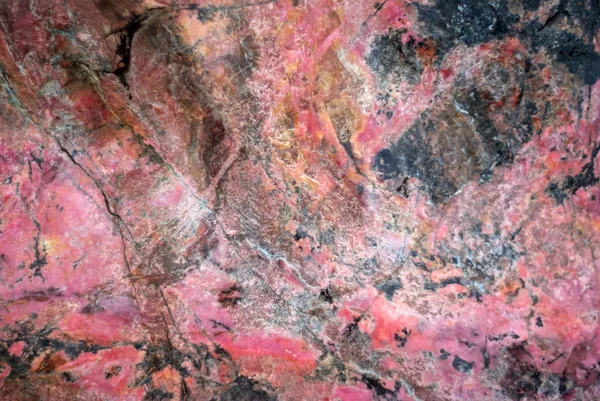 Fond Texture Surface Rocheuse Rose Naturel Rhodonite — Photo