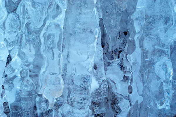 Blurred Relief Blue Natural Ice Background — Stock Photo, Image