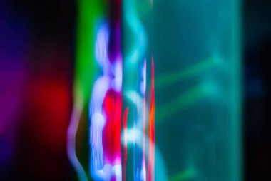 abstract neon background - electrical discharges in an inert gas clipart