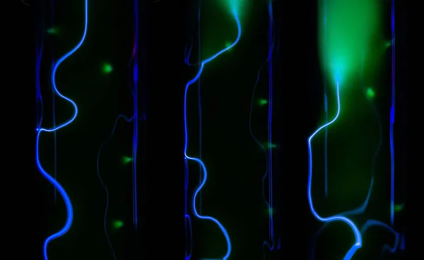 abstract neon background - electrical discharges in an inert gas
