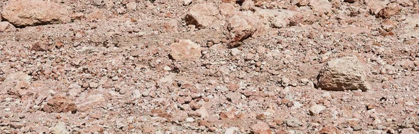 Lecho Sin Vida Glaciar Derretido Piedras Rojizas Que Recuerda Paisaje —  Fotos de Stock