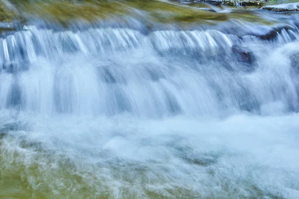 Fondo Natural Azul Chorros Cascada Son Borrosas Movimiento —  Fotos de Stock