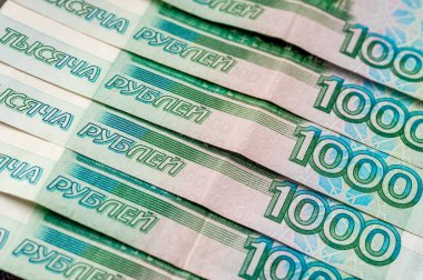 Rus rublesi arka plan