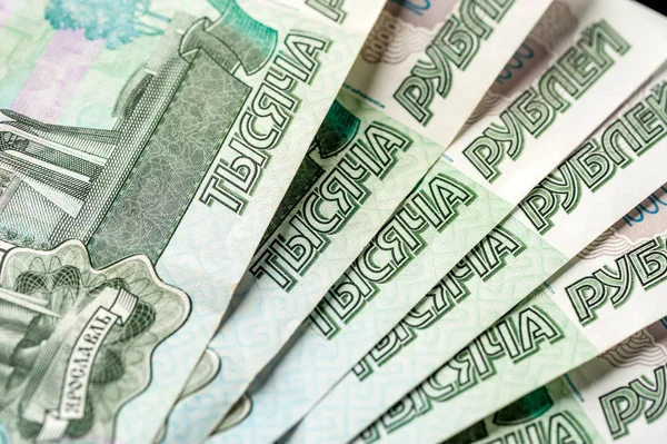 Rubli russi sfondo — Foto Stock